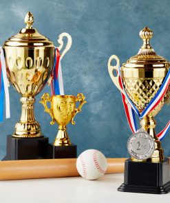 6-Pack Award Medals with 15.5-Inch Ribbons for Kids and Adults