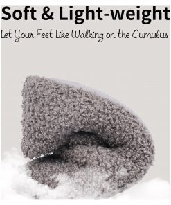 HomeTop Women's Cozy Memory Foam Loafer Slippers - Indoor Outdoor Comfort