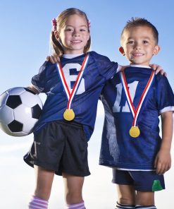 Juvale 12 Pack Gold Medals for Kids - Award Ribbons & Trophies (1.5 in)