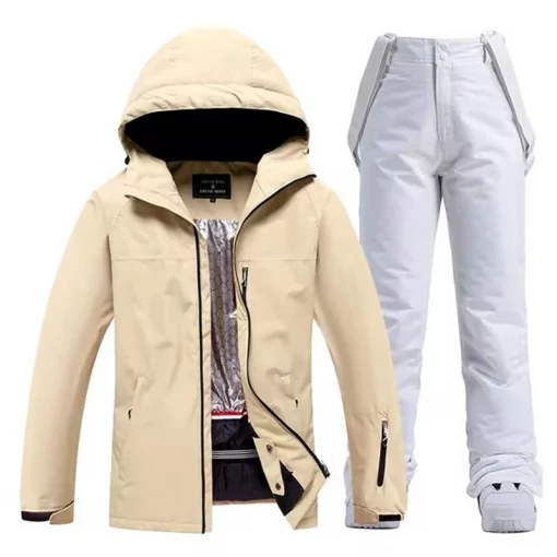 Men's and Women's Snow Wear, Waterproof Ski Suit Sets, Snowboarding Clothing, Outdoor Costumes, Winter Jackets and Strap Pants