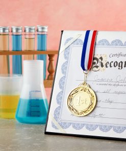 6-Pack Award Medals with 15.5-Inch Ribbons for Kids and Adults