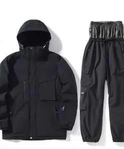 Unisex Ski Clothes Set: Jacket, Snow Suit, Outdoor Winter Sports Gear