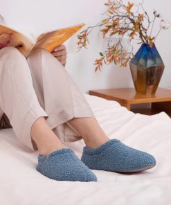 HomeTop Women's Cozy Memory Foam Loafer Slippers - Indoor Outdoor Comfort