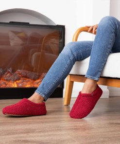 HomeTop Women's Cozy Memory Foam Loafer Slippers - Indoor Outdoor Comfort