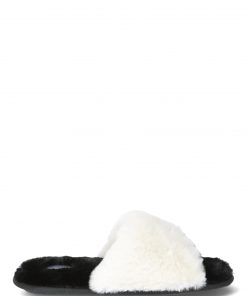 Chic Women's Two Toned Crossband Slippers for Fashionable Comfort