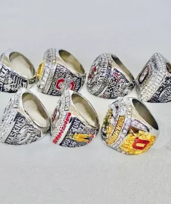Complete Ohio State NCAA National Championship Rings Collection