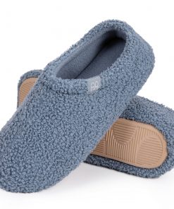 HomeTop Women's Cozy Memory Foam Loafer Slippers - Indoor Outdoor Comfort