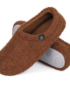 HomeTop Women's Cozy Memory Foam Loafer Slippers - Indoor Outdoor Comfort