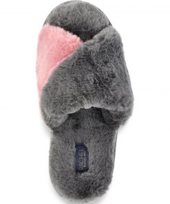 Chic Women's Two Toned Crossband Slippers for Fashionable Comfort