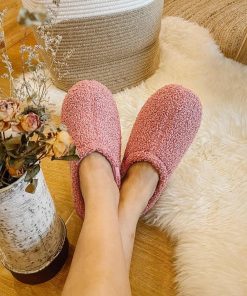 HomeTop Women's Cozy Memory Foam Loafer Slippers - Indoor Outdoor Comfort