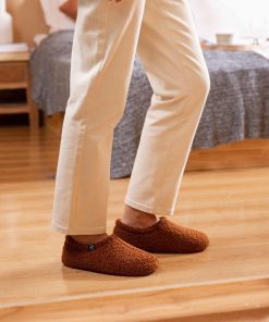 HomeTop Women's Cozy Memory Foam Loafer Slippers - Indoor Outdoor Comfort