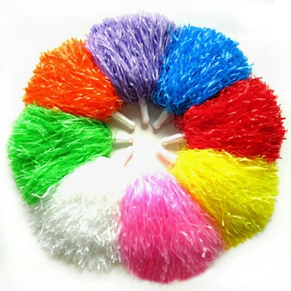 1pair Cheering Flower Ball Game pompoms Cheap practical cheerleading Apply to Dance sports match Supplies