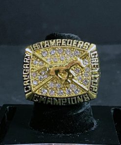 1992 Calgary Stampeders Grey Cup Championship Ring - CFL Memorabilia