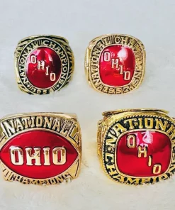 Ohio State NCAA National Champion Rings Collection – Set of 4