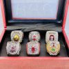 6 Ohio State Big Ten Championship Rings - NCAA National Champion Collection