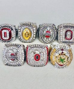Complete Ohio State NCAA National Championship Rings Collection