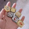 Calgary Stampeders Grey Cup Championship Rings Collection - Set of 6