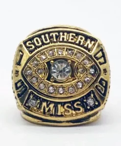 1999 Southern Miss Golden Eagles championship ring – NCAA National Football champion ring