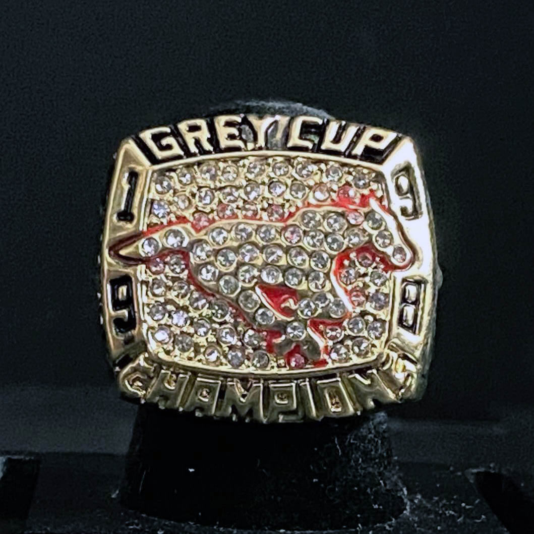 Vintage 1998 Calgary Stampeders Grey Cup Championship Ring