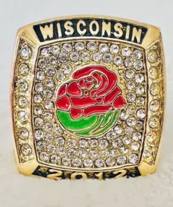 2012 Wisconsin Badgers championship ring – NCAA Rose Bowl champion ring
