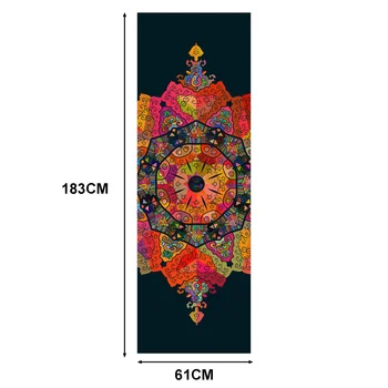 Double-faced Velvet Workout Yoga Mat Comfortable Soft Portable Yoga Towel for Tiles Cement and Even Grass