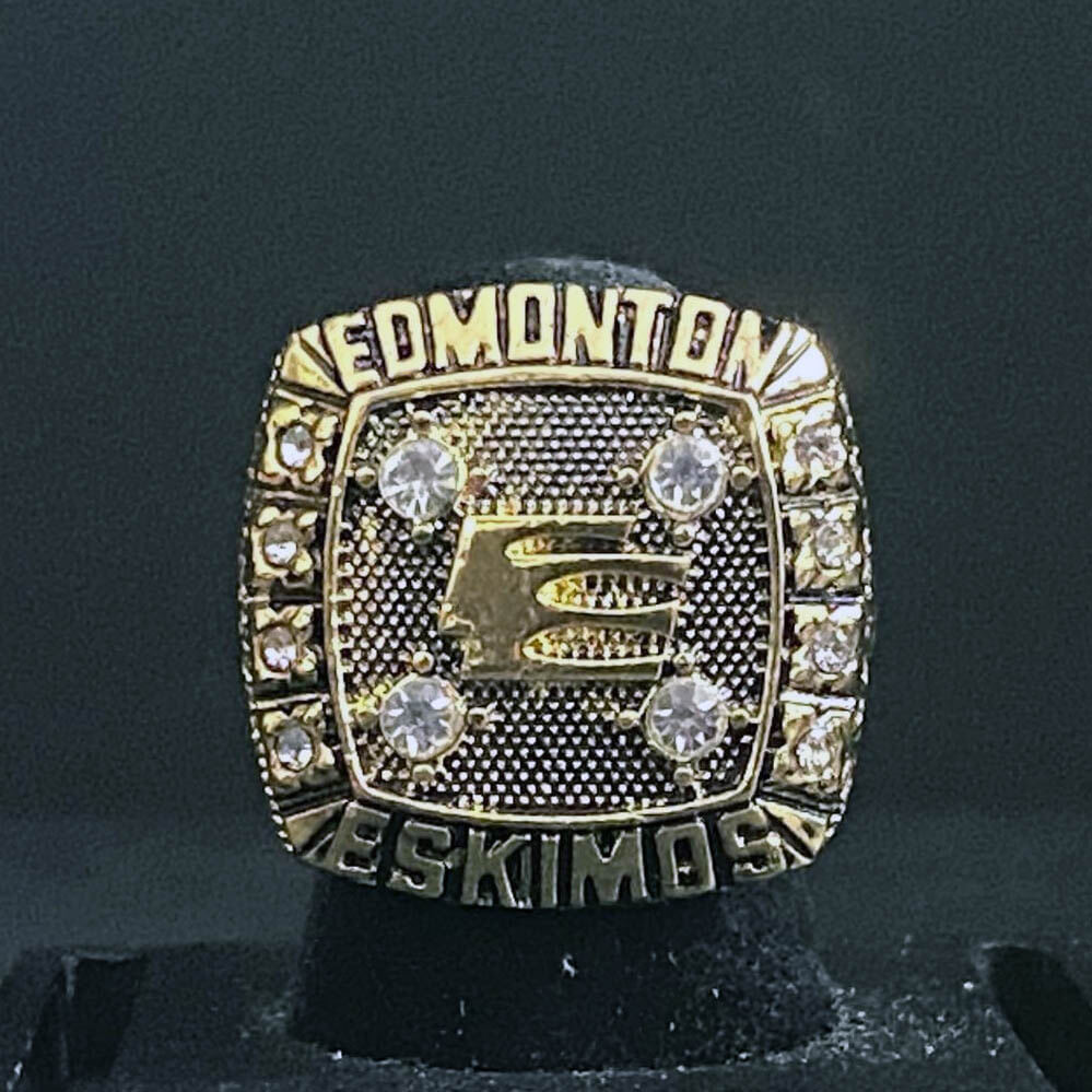 1981 Edmonton Eskimos Elks CFL Grey Cup Championship Ring