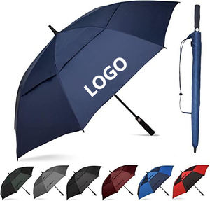 Automatic Open 47/62/68 Inch Extra Large  Oversize Double Vented Canopy Waterproof Windproof Stick Golf