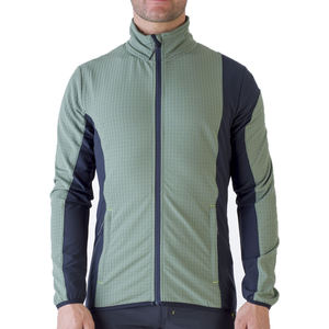 Outdoor Mountaineering Clothing Men's Hybrid  Stretch Tech Fleece  Recycled