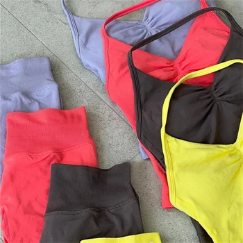 Impact Longline Strappy Top Sports Yoga Vest Women's Fitness Tank Top Gym Beautiful Open Back Bra Running Workout Halter