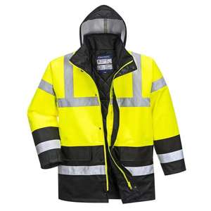 Factory Wholesale OEM ODM Custom Logo Supply Winter Luminous Road Hi-Vis Safety  clothing