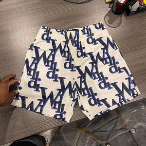 Custom Logo Streetwear  Printed Oversized Print Casual Gym Blank Basketball Mesh