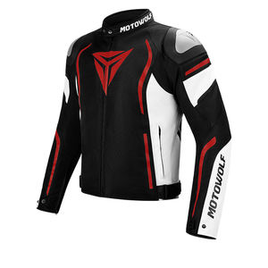 MOTOWOLF motorcycle water resistant and warm winter  with CE protective gear for motor biker