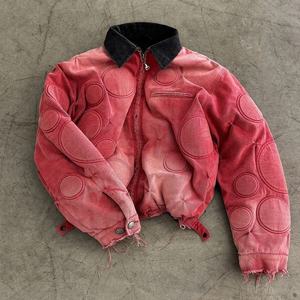 Customized Multi-color Motorcycle  Lapel Retro Cotton  for Men