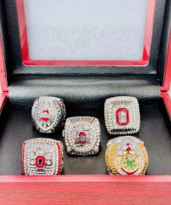 Ohio State Big Ten NCAA National Championship Rings Set of 5