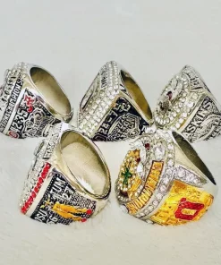 Ohio State Big Ten NCAA National Championship Rings Set of 5