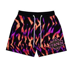 100% Polyester Wholesale Men's  LOW MOQ Price  Printing  Customised  Print Paisley Mesh