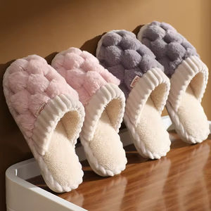 Wholesale ready to ship Christmas gift cotton home slipper hot sales  shoes fashion styles  women  slippers