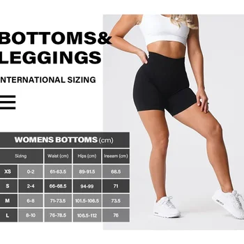 Spandex Solid Seamless Shorts Women Soft Workout Tights Fitness Outfits Yoga Pants Gym Wear