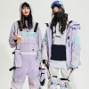 Women's Ski Jacket Snow Jacket Overalls -30 degree Waterproof Windproof Women's Ski Jacket Pants
