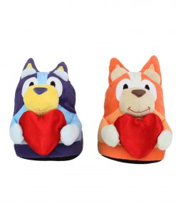 Girls Valentine's Day 3D Scuff Slipper with License, Cute Kids Indoor Shoe