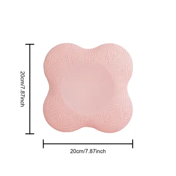 Tpe Thickened Anti Slip Yoga Kneeling Protective Pad Knee Soft Flat Support Slow Rebound Non-Slip Sports Fitness Mat Solid Elbow