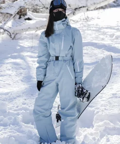 Winter New Skiing Suites Couple Waterproof Snow Jumpsuit Women Warm Ski Tracksuit Outdoor Windproof Snowboard Outfits Clothes