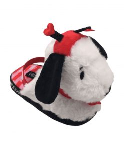 Girls Valentine's Day 3D Scuff Slipper with License, Cute Kids Indoor Shoe