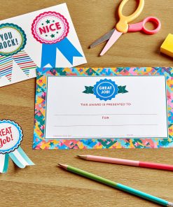 Gartner Studios "Great Job" Certificates - Unisex Paper Recognition Awards, 20 Pack