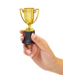24 Pack Mini Gold Participation Trophies for Sports Tournaments (4 in)