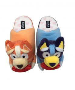 Girls Valentine's Day 3D Scuff Slipper with License, Cute Kids Indoor Shoe