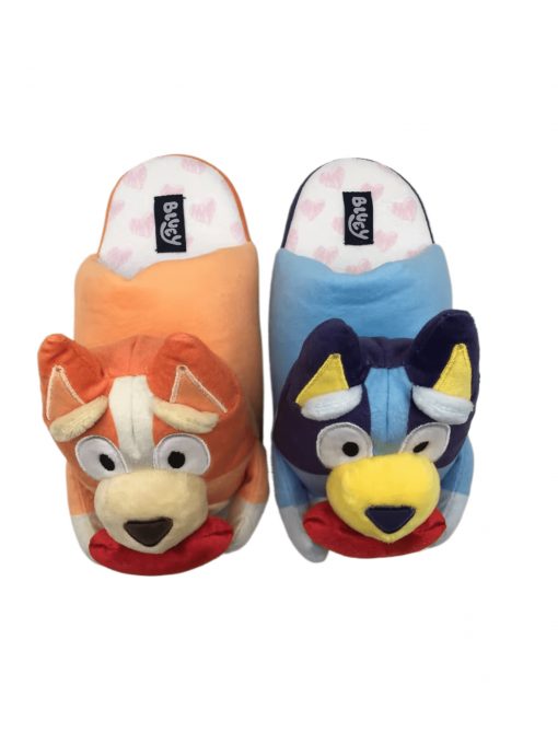 Girls Valentine's Day 3D Scuff Slipper with License, Cute Kids Indoor Shoe