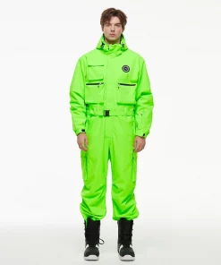 Unisex Snow Jumpsuit - Men and Women Ski Suit Overalls for Snowboarding