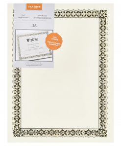15-Pack Gartner Studios Gold Foil Certificates for Awards and Diplomas