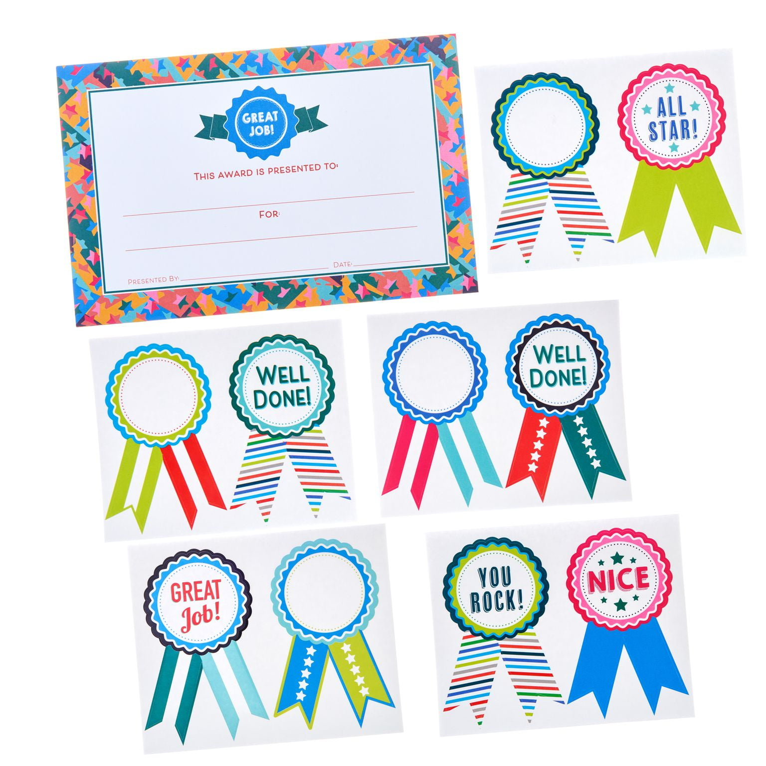 Gartner Studios "Great Job" Certificates - Unisex Paper Recognition Awards, 20 Pack